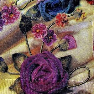 NWOTAlberto Makali BeautifulPastelsFlorals 
SoftYellowPurplePinkGreenPristineS:L